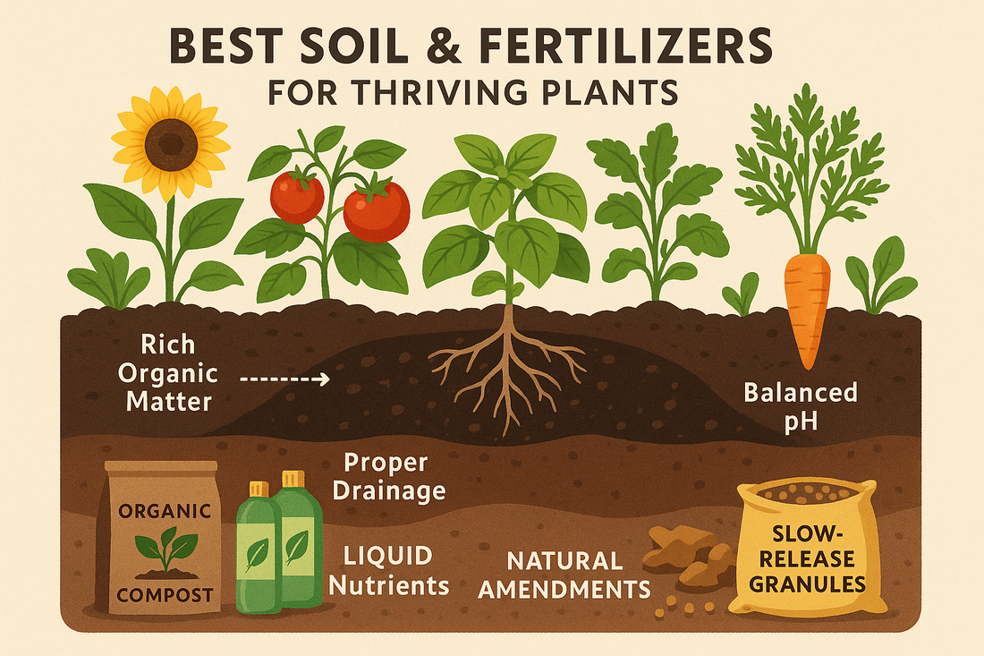 Best Soil and Fertilizers for Thriving Plants