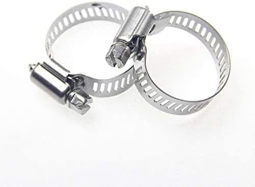 1" 30M-98FT Lay-Flat Hose Water Pool Cleaning Belt Discharge Pump Hose With Aluminum Clamps Fittings Fire Hose Length Connection Pump Hose for House,Garden,Irrigation, Water pumping hose Firehose-BloomoryGarden