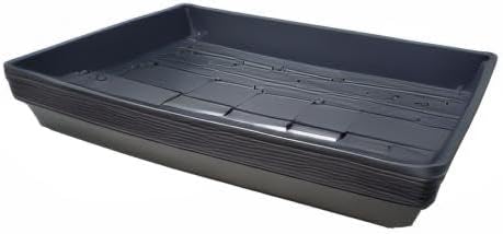 10 Plant Growing Trays (WITH Drain Holes) - 20" x 10" - Perfect Garden Seed Starter Grow Trays: for Seedlings, Indoor Gardening, Growing Microgreens, Wheatgrass & More - Soil or Hydroponic-BloomoryGarden