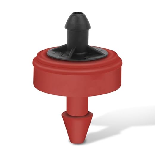 0.5 GPH Pressure Compensating Junior (PCJ) with Barb Outlet Dripper Emitters (100)-BloomoryGarden