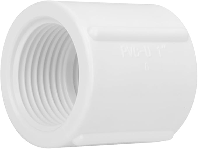 10Pack 1" Double Female Thread PVC Pipe Coupling Adapter Pipe Fitting Connector (Female x Female) SCH40 1Inch PVC Female Threaded Pipe Coupling for Sprinkler,Irrigation,Swimming Pools-BloomoryGarden