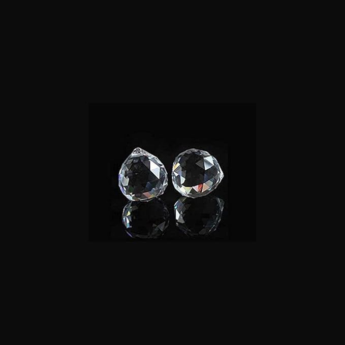 12 Pcs Crystal Ball Prism Suncatcher Rainbow Pendants Maker, 30mm Clear Glass Crystal Ball Prism,Hanging Crystals Prisms for Windows,for Feng Shui,for Home,Office,Garden Decoration-BloomoryGarden