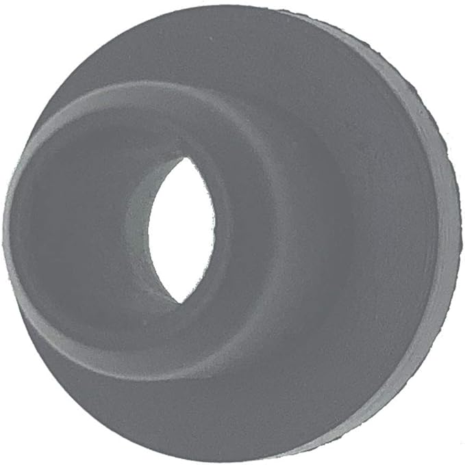 HORTIPOTS 1/4 Inch Rubber Grommet Pack of 25 Top Hat, 6 mm ID Small Tophat Grommet for OD 1/4 Inch Vinyl Rubber Tubing in Hydroponic and Irrigation Systems (Pack of 25)