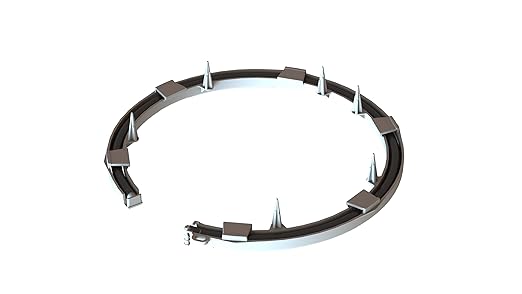 1 Pack - Premium Hevy Duty Drip Irrigation Watering Ring for 1/8" .125 inch Tubing, Halo, Circle, Great for Greenhouse & Commercial Grower Applications (5" Diameter Ring, 1)