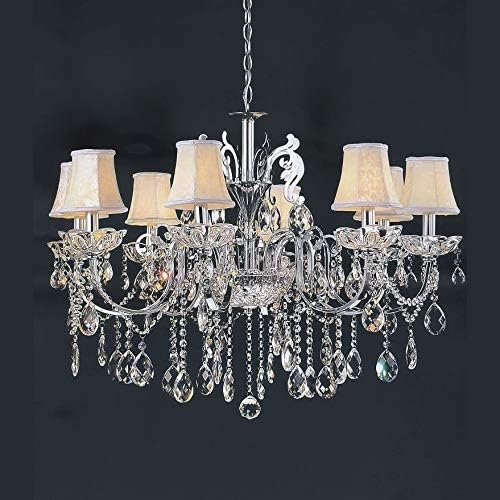 16 Pack 20" Hanging Crystals for Chandeliers Clear Teardrop Crystal Chandelier Pendants Parts Beads, Chandelier Crystals-BloomoryGarden