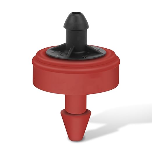 0.5 GPH Pressure Compensating Junior (PCJ) with Barb Outlet Dripper Emitters (250)-BloomoryGarden