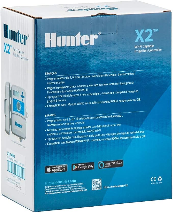 Hunter Industries Hydrawise X2 14-Station Outdoor Irrigation Controller (X2-1400)
