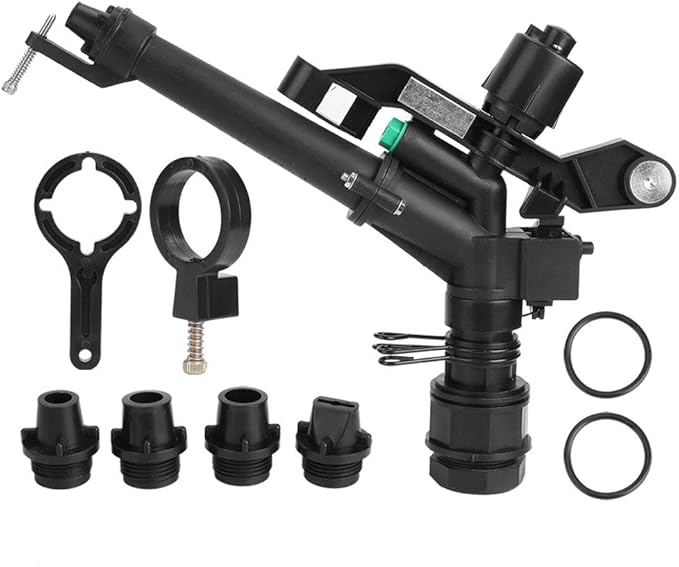 1.5in to 1in DN25 Female Thread Adjustable 360 Degree Rotating Rocking Arm Sprinkler Farm Irrigation for farm agriculture-BloomoryGarden