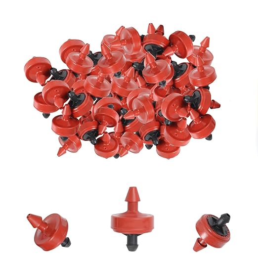 0.5 GPH Pressure Compensating Junior (PCJ) with Barb Outlet Dripper Emitters (250)-BloomoryGarden