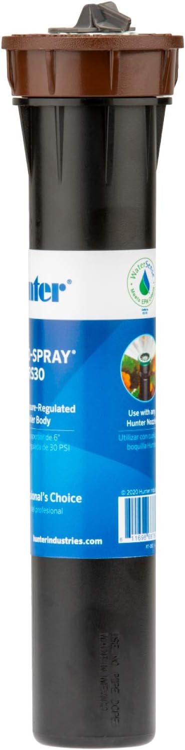Hunter Industries RTLPROS06PRS30 Hunter Pro 6" Pressure-Regulated Pop-up Sprinkler Spray
