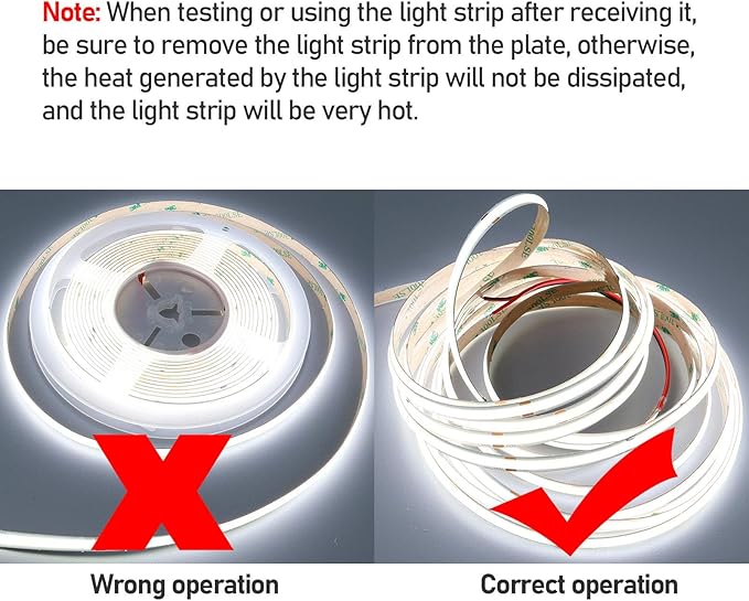 15M/49.2ft 24V COB LED Strip Light Waterproof IP65 Cool White 6000K Uniform Glow 5760LEDs CRI 93+ Flexible LED Tape Lights for DIY Cabinet Bedroom Kitchen Home Decor(No Power Supply)-BloomoryGarden