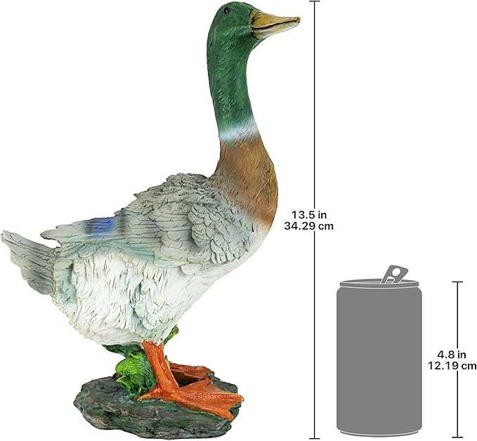 Mallard Duck Statue-BloomoryGarden