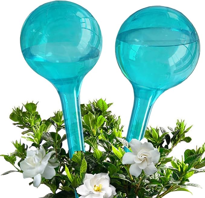 10pcs Plant Self Watering Globe Stakes, Plant Watering Stakes Automatic Plant Watering Bulb System Spikes, Flower Automatic Watering Device, Garden Self Waterer for Indoor Outdoor Plant-BloomoryGarden