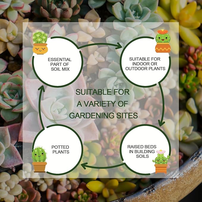 10QT Horticultural Vermiculite Bulk, Organic Vermiculite for Plants, Course Grade Vermiculite for Gardening, for houseplants, for Mushrooms, to Maintain Soil Moisture and Plant Growth(5-8mm)-BloomoryGarden