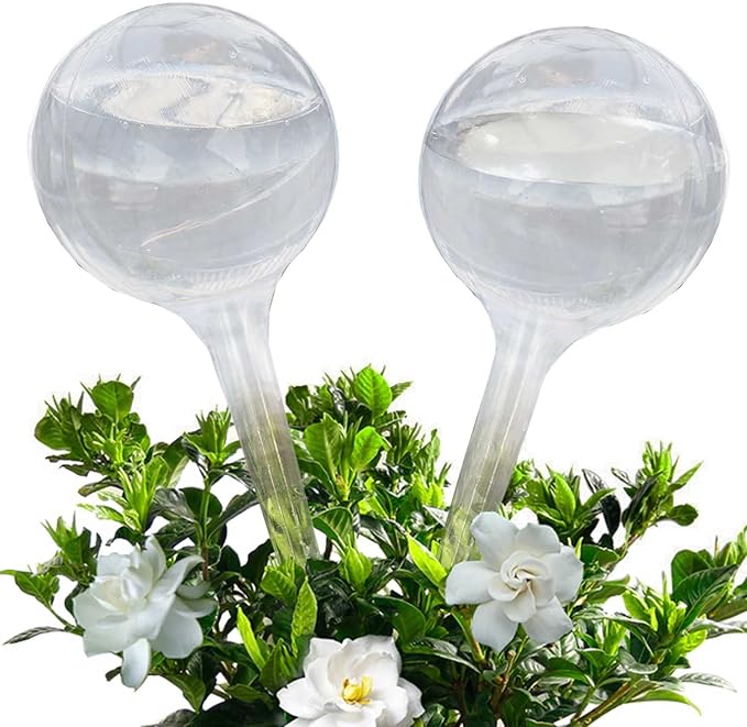 10pcs Plant Watering Devices, Planter Self Watering Globes for Home Potting, Plastic Garden Flower Plant Watering Spikes Automatic Plant Waterer System Set Suit for All Indoor Outdoor Plant-BloomoryGarden