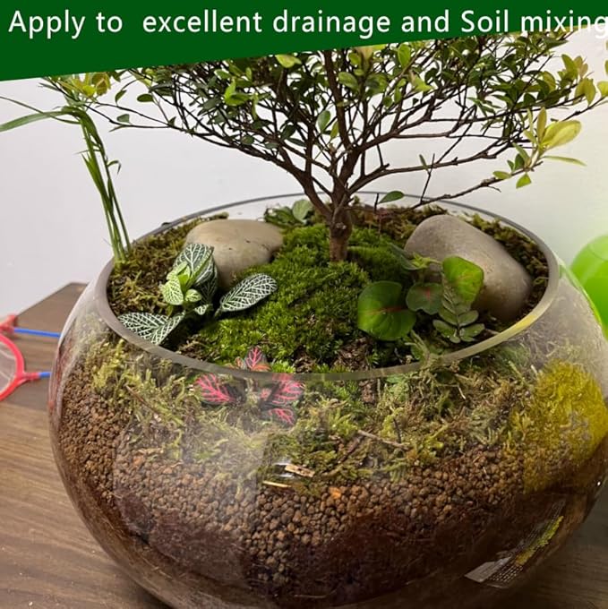 Horticultural Akadama Soil - Cactus Bonsai Succulent Soil Additive for Plants, Landscaping, Vase Fillers (18 LB, 1/8 inch)