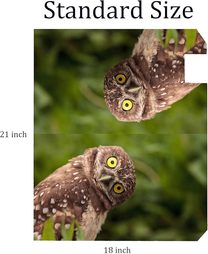 Mailbox Covers Magnetic,Funny Owl Letter Post Box Wraps Cover for Outdoor Garden Yard Decorations Standard Size 18" X 21"-BloomoryGarden
