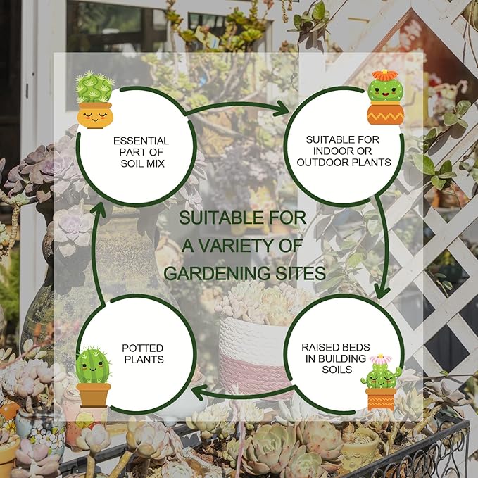 10QT Horticultural Vermiculite Bulk, Organic Vermiculite for Plants, Course Grade Vermiculite for Gardening, for houseplants, for Mushrooms, to Maintain Soil Moisture and Plant Growth(5-8mm)-BloomoryGarden