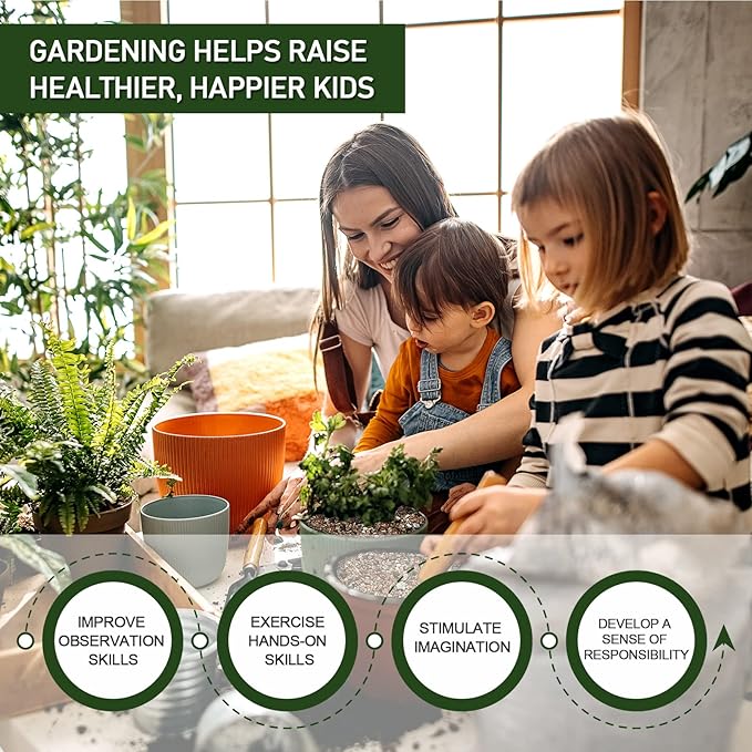 10QT Horticultural Vermiculite Bulk, Organic Vermiculite for Plants, Course Grade Vermiculite for Gardening, for houseplants, for Mushrooms, to Maintain Soil Moisture and Plant Growth(5-8mm)-BloomoryGarden
