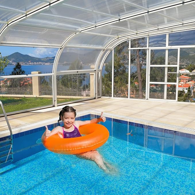 12 Pcs Polycarbonate Greenhouse Panels Waterproof UV Protected Polycarbonate Double Layer Polycarbonate Panels Sheet Corrugated Plastic for Greenhouse, Outdoor, Plant Stand Roof(4' x 2' x 0.24'')-BloomoryGarden