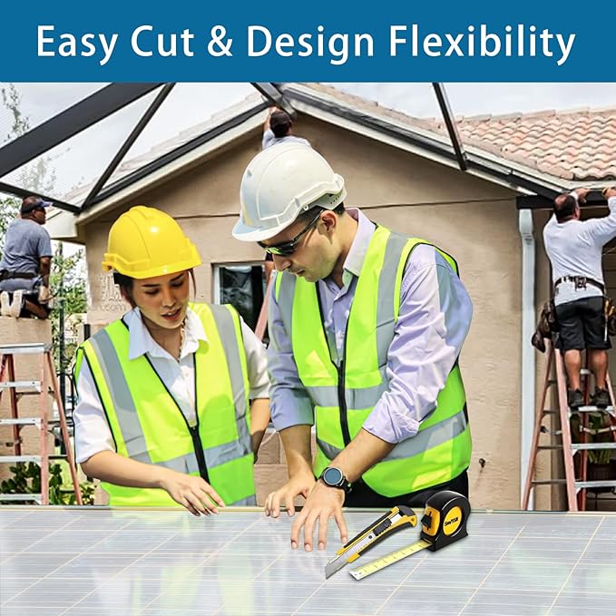 12 Pcs Polycarbonate Greenhouse Panels Waterproof UV Protected Polycarbonate Double Layer Polycarbonate Panels Sheet Corrugated Plastic for Greenhouse, Outdoor, Plant Stand Roof(4' x 2' x 0.24'')-BloomoryGarden