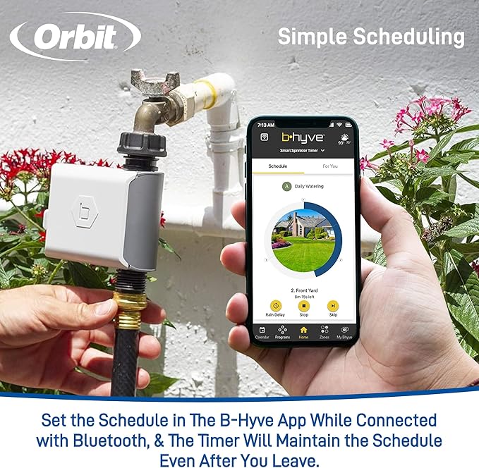 Orbit 21005 B-hyve Smart Hose Watering Timer-BloomoryGarden