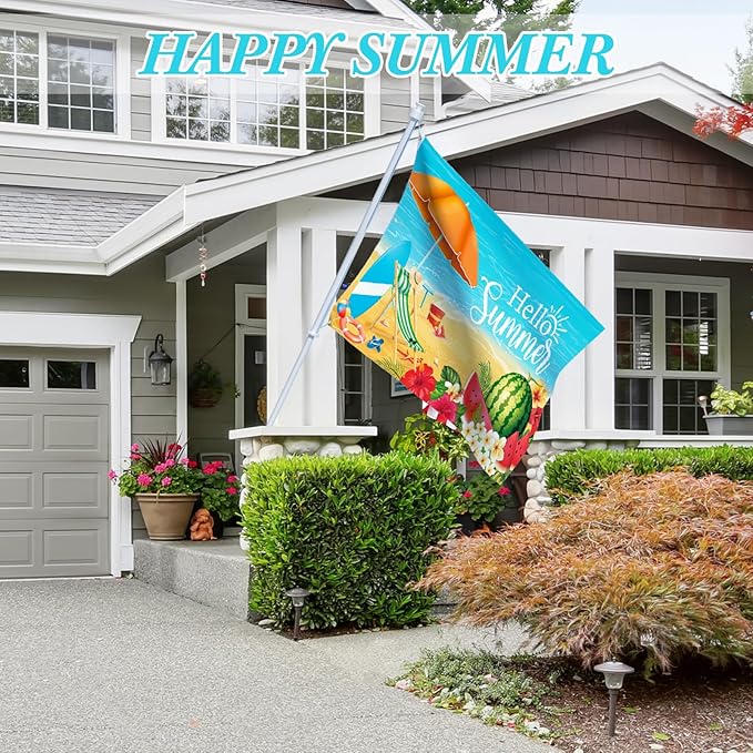 12 Pcs Seasonal Garden Flag 3 x 5 ft Yard Flags for Outside Double Sided Holiday Banner with Grommets for Spring Summer 4th of July Outdoor Banner Decorations-BloomoryGarden