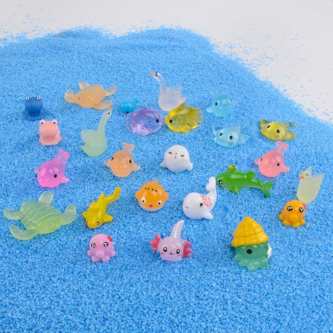 150 Pcs Mini Resin Animals Miniature Animals Figurines Tiny Resin Animals Small Animals Figures Mini Animals for Garden Décor Micro Landscape Ornaments Kit Fairy Garden Dollhouse Accessories-BloomoryGarden