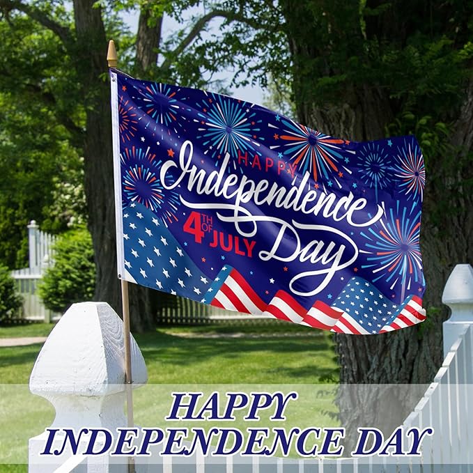 12 Pcs Seasonal Garden Flag 3 x 5 ft Yard Flags for Outside Double Sided Holiday Banner with Grommets for Spring Summer 4th of July Outdoor Banner Decorations-BloomoryGarden