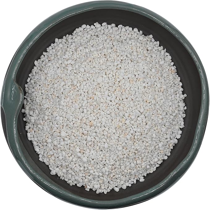 10QT Horticultural Perlite Bulk, Organic Perlite for Plants, Course Perlite for Gardening, for Plants Indoor, for Houseplants, to Promotes Soil Root Growth, and Water Drainage and Plant Growth(3-6mm)-BloomoryGarden