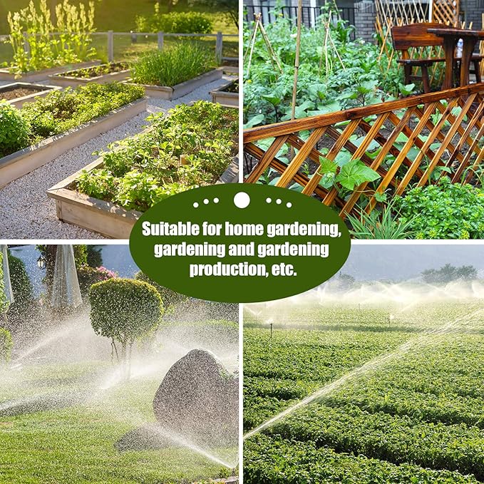 Honoson Drip Irrigation Plugs 1/4 Inch Tube Closure Goof Hole Plugs Irrigation Stopper for Home Garden Lawn Supplies, Black(150 Pieces)