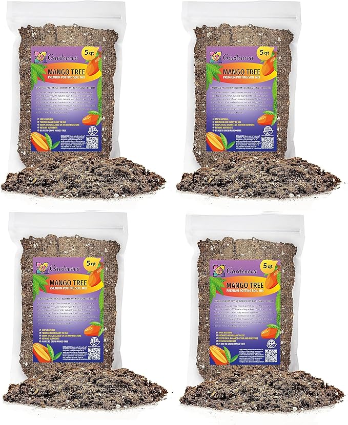 Mango Tree Potting Mix - Unlock Robust Growth and Succulent Mangoes with Our High-Performance Formula - 20 Quart-BloomoryGarden