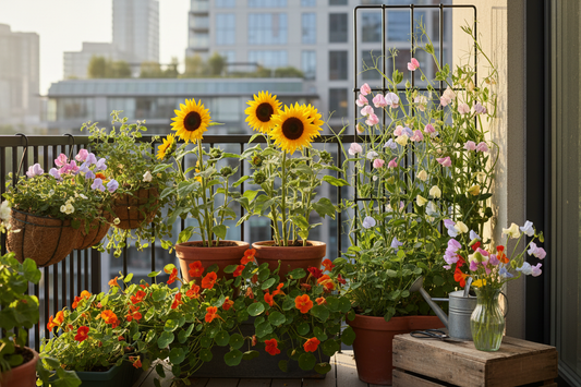 The Apartment Balcony Bloom: How to Grow Cut Flowers in 4 Square Feet