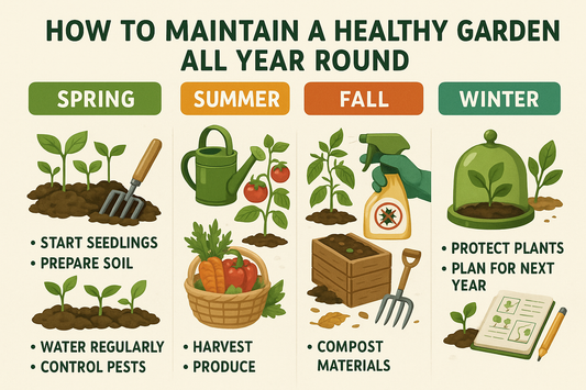 How to Maintain a Healthy Garden All Year Round
