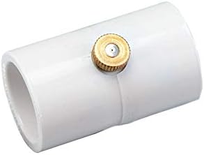 10 Pack (50 Total Couplings) Orbit 1/2 Inch PVC Coupling with Brass and Stainless Steel Mist Nozzle - 5 Pack-BloomoryGarden
