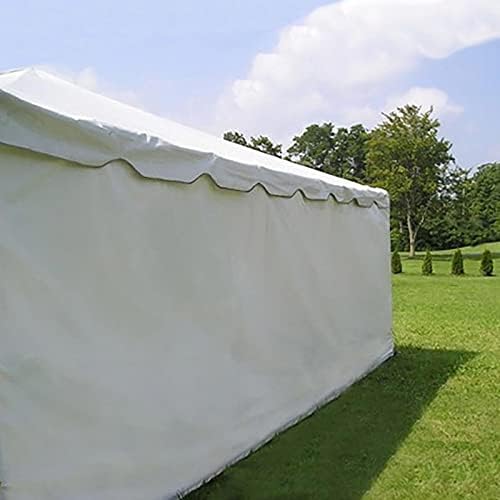 10' x 20' Economy Sidewall Kit for Canopy Tent, Complete Set of (2) White 10' and (2) 20' Side Walls for 7' Foot Height Party Frame and Outdoor Pole Tents, Tent Not Included-BloomoryGarden