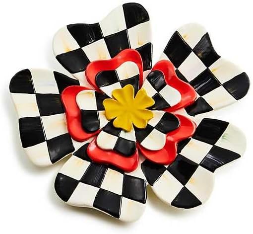 MACKENZIE-CHILDS Pot Climber, Decorative Flowerpot Hanger, Indoor and Outdoor Planter Hanging Decor, Dolce Vita Flower-BloomoryGarden