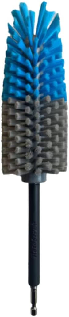 Long Reach Drill Brush Attachment, All Purpose for Car Tires, Wheels, Wheel Wells, Engine Bays, Exhaust Pipes, Running Boards, Hard to Reach Areas, with Heavy Duty Non-Scratch Nylon Bristles-BloomoryGarden