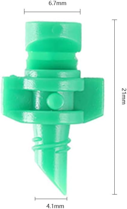 100 Pcs 180 Degree Refraction Atomized Dripper Micro Garden Sprinkler Sprayer Hydroponic Garden Irrigation-BloomoryGarden