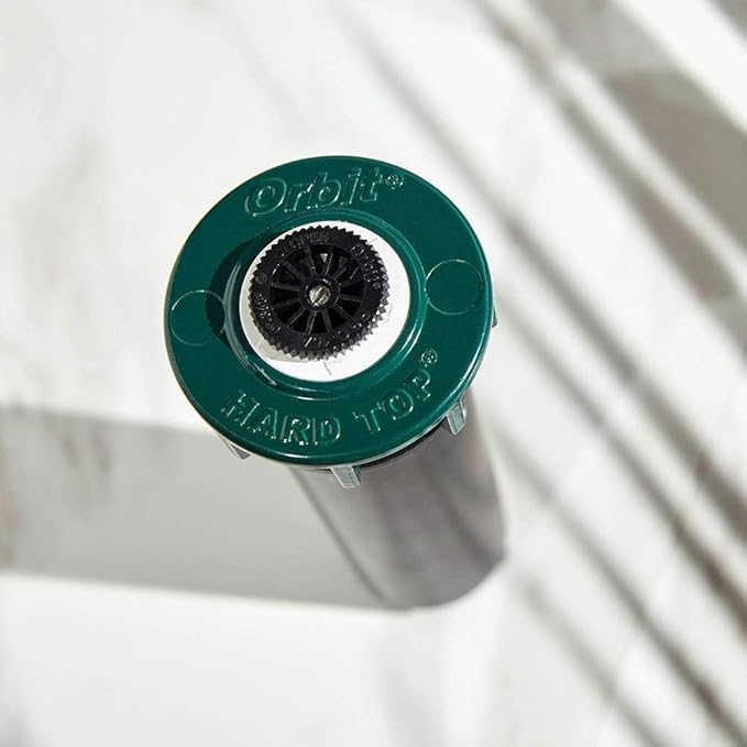 10-Pack Orbit 54501 4" Professional Hard Top Pop-Up Spray Head Sprinkler with 15' Adjustable Pattern Nozzle-BloomoryGarden