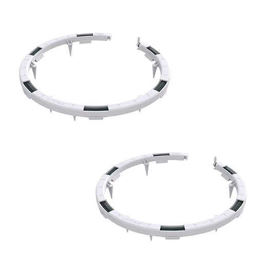 1 Pack - Premium Hevy Duty Drip Irrigation Watering Ring for 1/8" .125 inch Tubing, Halo, Circle, Great for Greenhouse & Commercial Grower Applications (5" Diameter Ring, 1)