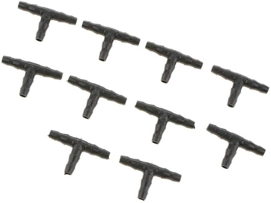 10PCS Micro Drip Irrigation System Dripper Tee Pipe Barb Hose Watering Garden-BloomoryGarden