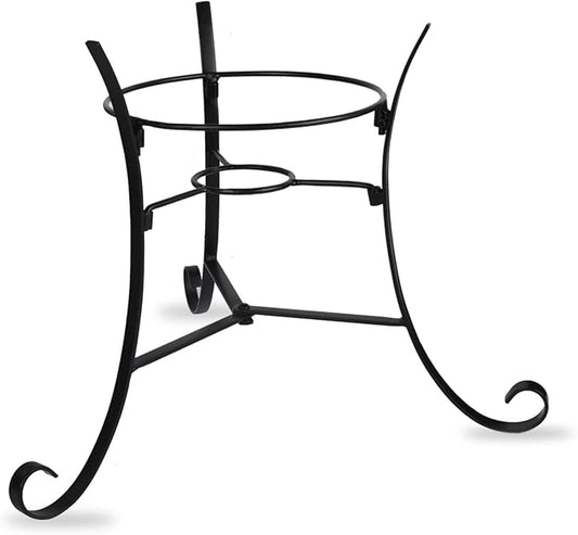 12" Tall Iron Gazing Ball Stand, Classic Stylelish Garden Hardware Metal holder for 8/10/12-Inch, Strong and Durable handmade Gazing Globe Display Stand Decoration for Outdoor, Home, Yards-BloomoryGarden