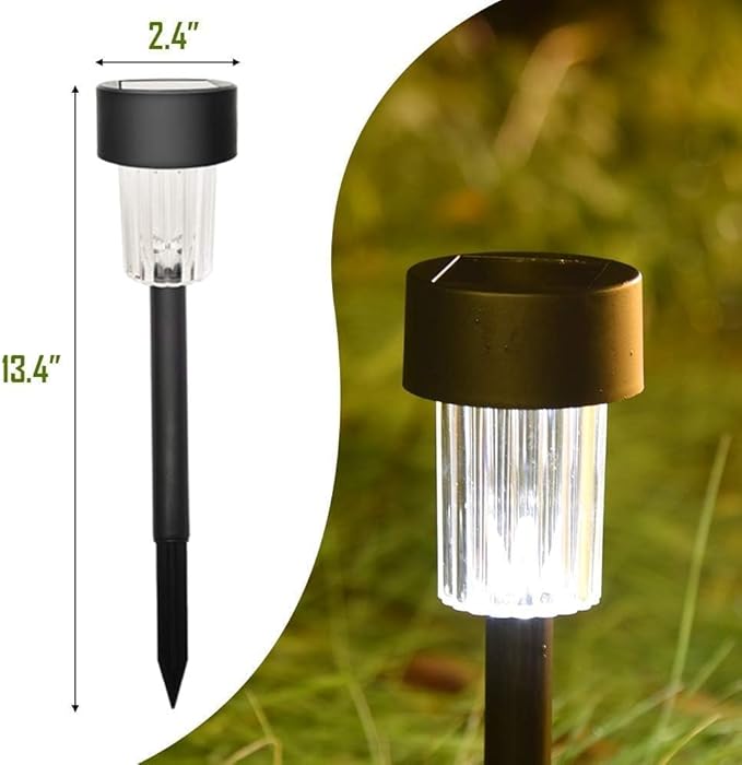 MAGGIFT 12 Pcs Solar Lights, Landscape Lights for Outdoor, Pathway, Lawn, Patio, Yard, Walkway, Deck, Driveway and Garden-BloomoryGarden