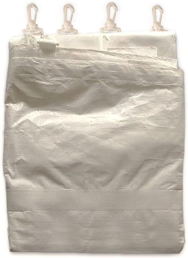 10' x 20' Economy Sidewall Kit for Canopy Tent, Complete Set of (2) White 10' and (2) 20' Side Walls for 7' Foot Height Party Frame and Outdoor Pole Tents, Tent Not Included-BloomoryGarden