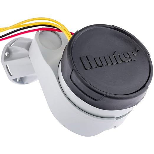 Hunter Sprinkler NODE100 NODE-100 Battery Controller with Solenoid, Small, Blue,Grey