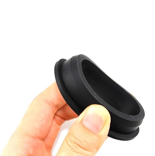 1 Inch Drill Hole, 5/8 Inch ID Silicone Rubber Grommets for Wiring, Automotive, Firewall Hole Plug, Top Hat Grommets for 5/8 Inch OD Vinyl Tubing in Hydroponic and Irrigation Systems, 10 Pack