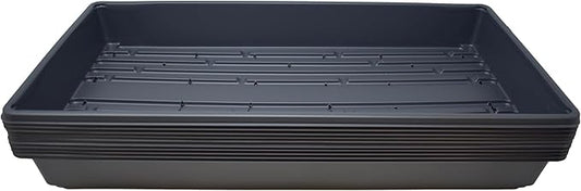 10 Plant Growing Trays (WITH Drain Holes) - 20" x 10" - Perfect Garden Seed Starter Grow Trays: for Seedlings, Indoor Gardening, Growing Microgreens, Wheatgrass & More - Soil or Hydroponic-BloomoryGarden