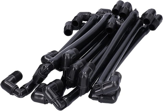 10PCS G 1/2 Male Thread Swing Joints, Plastic Rotatable Height Adjustable Support Arm Sprinkler Fittings Professional Lawn Irrigation Tool 13.4x2.0in-BloomoryGarden