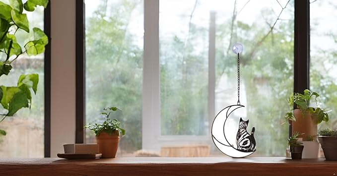 Loss of Cat Tabby Cat American Shorthair Cat Memorial Gifts Stained Glass Cat Gifts for Cat Lovers.-BloomoryGarden